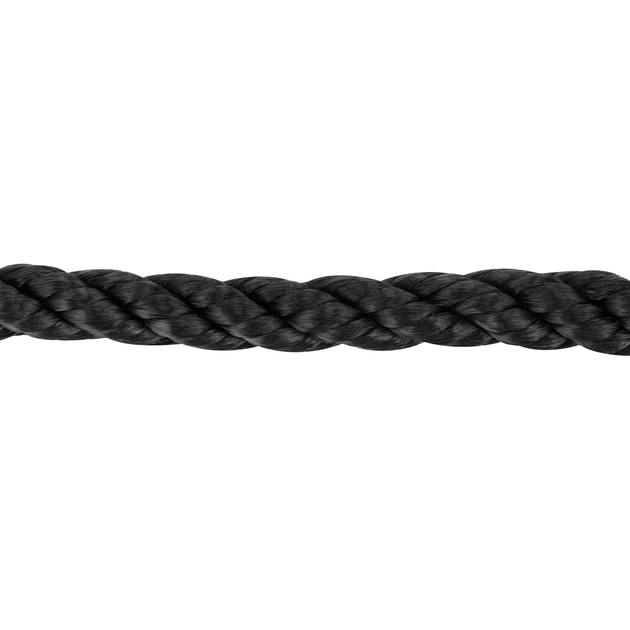 Веревка Polyester 3 strand rope 10mm*30m black - Фото 2 Веревка Polyester 3 strand rope 10mm*30m black - изображение 2