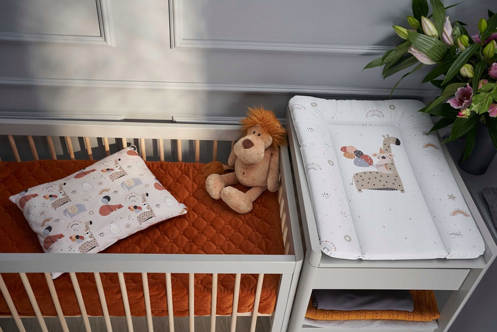 Materac do przewijania na komodę Ceba Baby 70 x 50 cm miękki Giraffe (W-143-000-637) - obraz 3