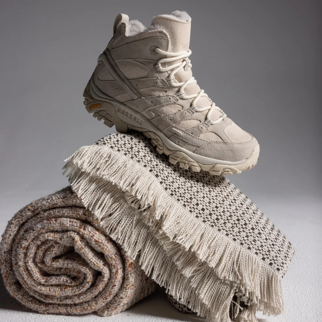 Zimowe trzewiki damskie ocieplane Merrell Moab 2 Decon Mid Cozy Luxe SE J008808 38.5 (5.5UK) 25 cm Beżowe (195021244134) - obraz 8