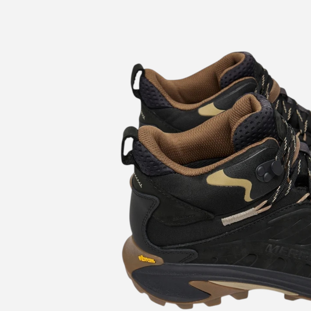 Buty trekkingowe męskie Merrell Moab Speed 2 Ltr Mid WP J037777 46.5 (11.5UK) 30 cm Czarne (195020346907) - obraz 5