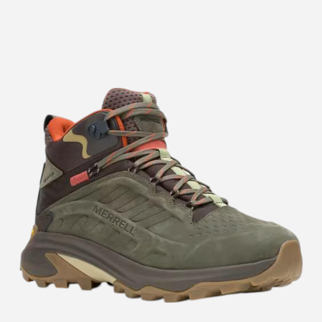 Buty trekkingowe męskie Merrell Moab Speed 2 Ltr Mid WP J037781 43.5 (9UK) 27.5 cm Oliwkowe (195020347157) - obraz 2