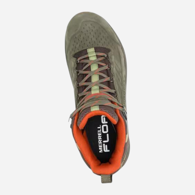 Buty trekkingowe męskie Merrell Moab Speed 2 Ltr Mid WP J037781 46.5 (11.5UK) 30 cm Oliwkowe (195020347201) - obraz 5