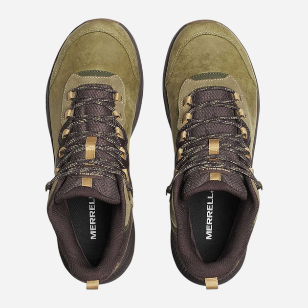Чоловічі черевики для трекінгу з мембраною Merrell Speed Strike 2 Ltr Mid WP J038077 45 (10.5UK) 29 см Хакі (195020855294) - зображення 4
