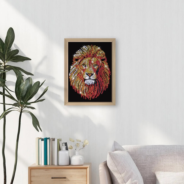 Zestaw dla kreatywności Sequin Art Blue Premium Kitfix Lion (5905935810647) - obraz 6