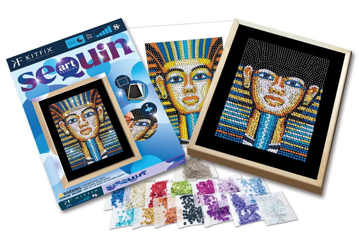 Zestaw dla kreatywności Sequin Art Blue Premium Kitfix Tutankhamun (5905935810807) - obraz 2