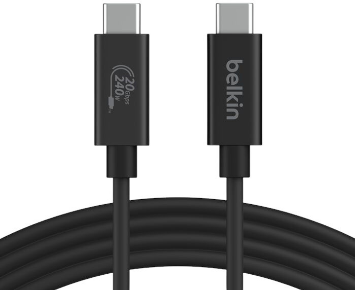 Kabel Belkin Connect USB 4 240W + 20 Gbps 2 m Black (INZ004BT2MBK) - obraz 4