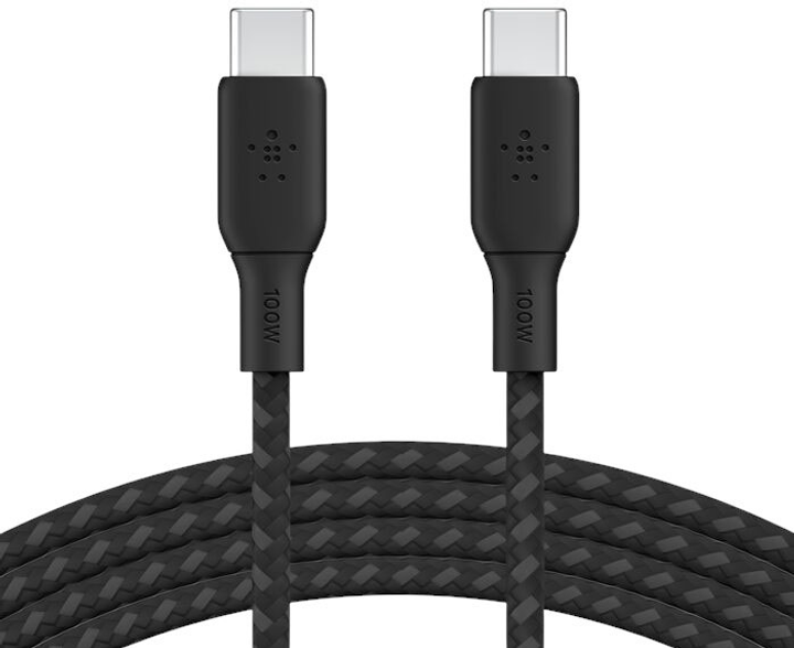 Kabel Belkin BoostCharge USB-C 2.0 100W 2 m Black (CAB014BT2MBK) - obraz 4
