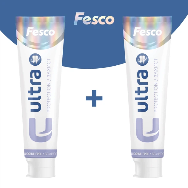 Упаковка зубної пасти Fesco Ultra Complete Protection 100 мл х 2 шт (2000998942847) - зображення 3