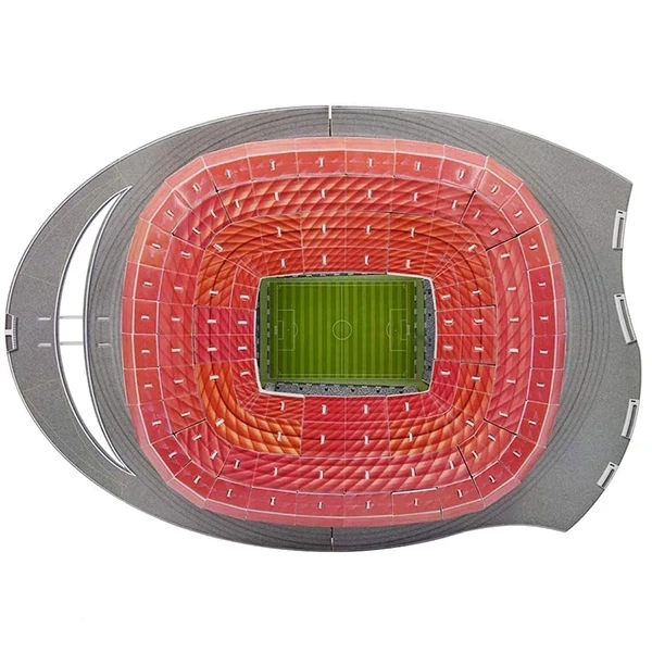Пазлы 3D стадион Альянц Аренамодель "Allianz Arena" Трехмерный конструктор-головоломка - изображение 5