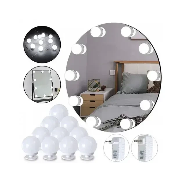 Подсветка для гримерного зеркала для макияжа Mirror lights-meet different 10 LED лампочек - изображение 2