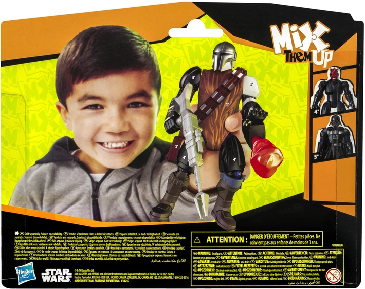 Іграшка-фігурка Hasbro MixMashers Star Wars Мандалорець та Ґроґу (Mando And Grogu) 12 см (F9481_G0300) - зображення 6