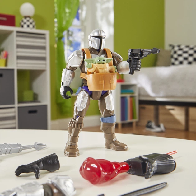 Іграшка-фігурка Hasbro MixMashers Star Wars Мандалорець та Ґроґу (Mando And Grogu) 12 см (F9481_G0300) - зображення 7