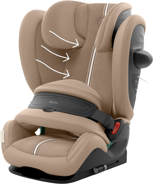 Fotelik samochodowy Cybex Pallas G2 i-Size Plus Almond Beige Gold (4063846467013) - obraz 4