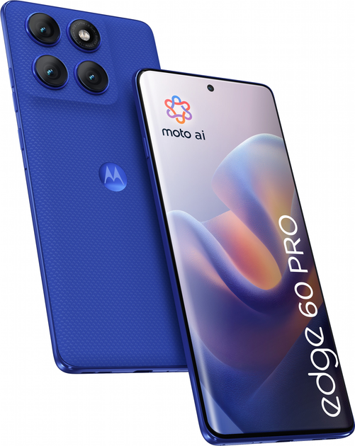 Smartfon Motorola Edge 60 Pro 12/512GB Dazzling Blue (PB7X0007SE) - obraz 8