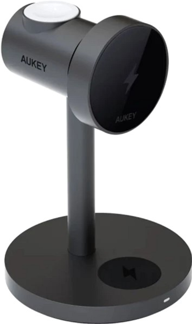 Бездротовий зарядний пристрій AUKEY MagFusion 3-in-1 15W Black (LC-MC311) - зображення 1
