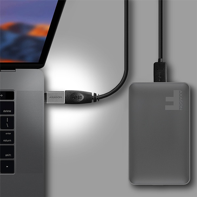 Adapter Axagon RUCM-AFA USB-C 3.1 M > USB-A F (Y-A025DGY) - obraz 8