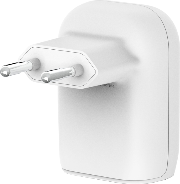 Мережевий зарядний пристрій Belkin BoostCharge Dual Wall Charger PPS 37W White (WCB007VFWH) - зображення 3