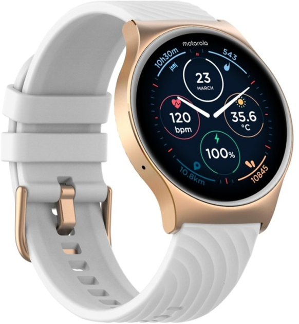 Смарт-годинник Motorola Moto Watch 120 44mm Rose Gold (4895222700687) - зображення 4