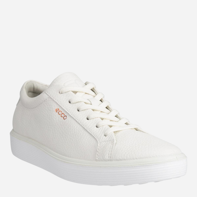 Sneakersy damskie skórzane ECCO Soft 60 21920301007 42 Białe (194891254793) - obraz 4