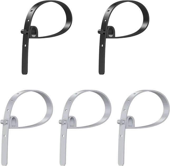 Opaski zaciskowe Unitek FlexiTie 5 szt Space Grey/ Black (OT1095A03) - obraz 4