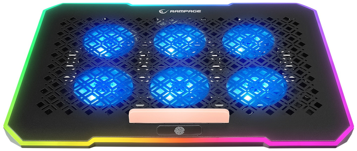 Підставка для ноутбука Rampage S48 FREEZ Black (S48FREEZ-BLACK) - зображення 2