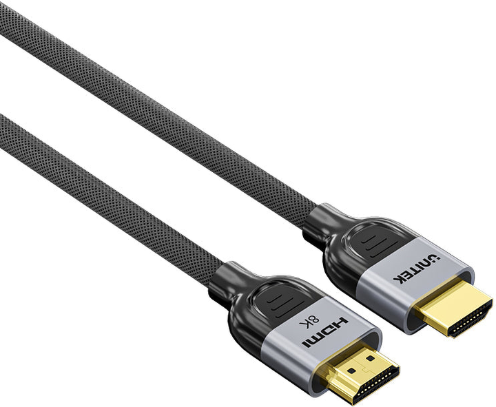 Kabel Unitek LUX HDMI - HDMI 2.1 8K 10 m Black (C11093RGY01-10M) - obraz 3