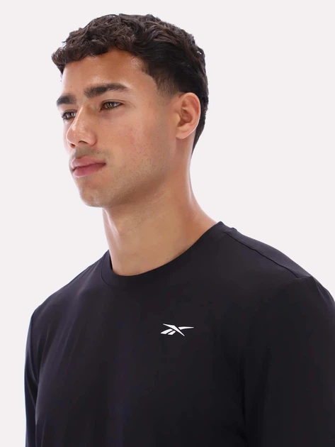 Спортивна футболка чоловіча Reebok Jimmy Standard Fit Tee 100242094 XL Чорна (1200175846802) - зображення 3