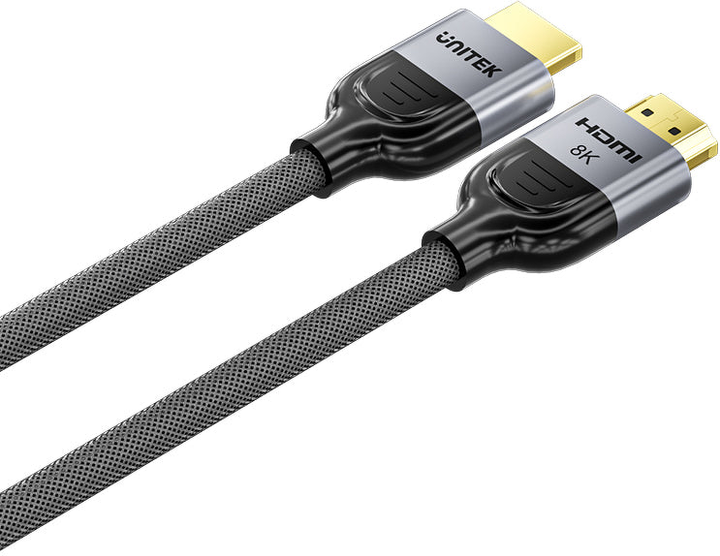Kabel Unitek LUX HDMI - HDMI 2.1 8K 8 m Black (C11093RGY01-8M) - obraz 2