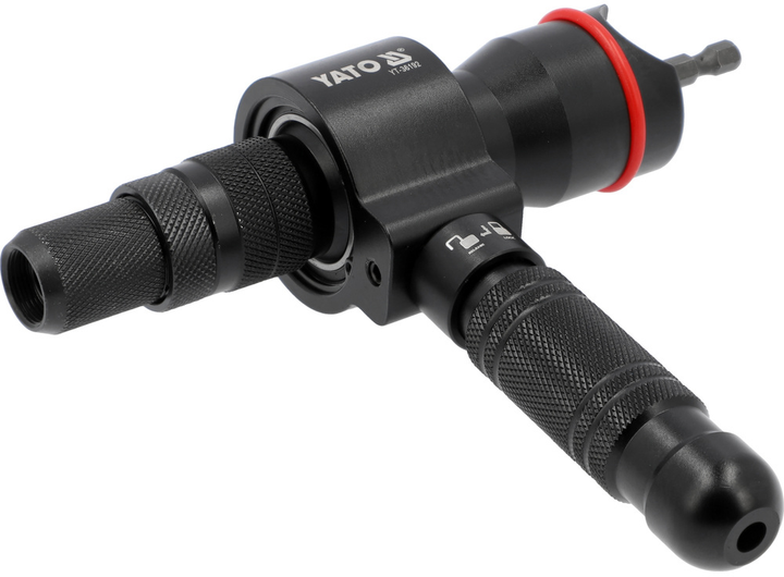 Adapter YATO z sześciokątnym trzpieniem 1/4" do nitów 2.4-6.4 mm i nitonakrętek M3-M12 (YT-36192) - obraz 1