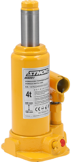 Podnośnik hydrauliczny słupkowy STHOR 4 t 180-340 mm (80091_v) - obraz 2