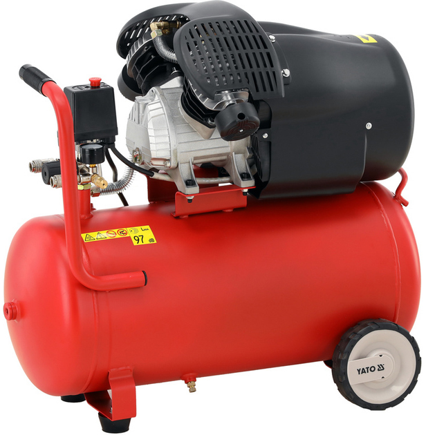 Kompresor olejowy YATO 50l 2 cylindry (YT-23306) - obraz 2
