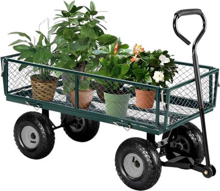 Wózek ogrodowy ModernHome by Multistore MultiGarden 200 kg otwierane burty - obraz 7