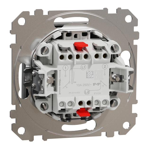 Кнопочный двухклавишный выключатель Schneider Electric 10A, алюминий Sedna Design & Elements SDD113118 - Фото 7 Кнопочный двухклавишный выключатель Schneider Electric 10A, алюминий Sedna Design & Elements SDD113118 - изображение 7