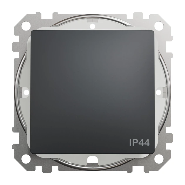 Переключатель одноклавишный Schneider Electric Sedna Design IP44 чёрный SDD214106 - изображение 3