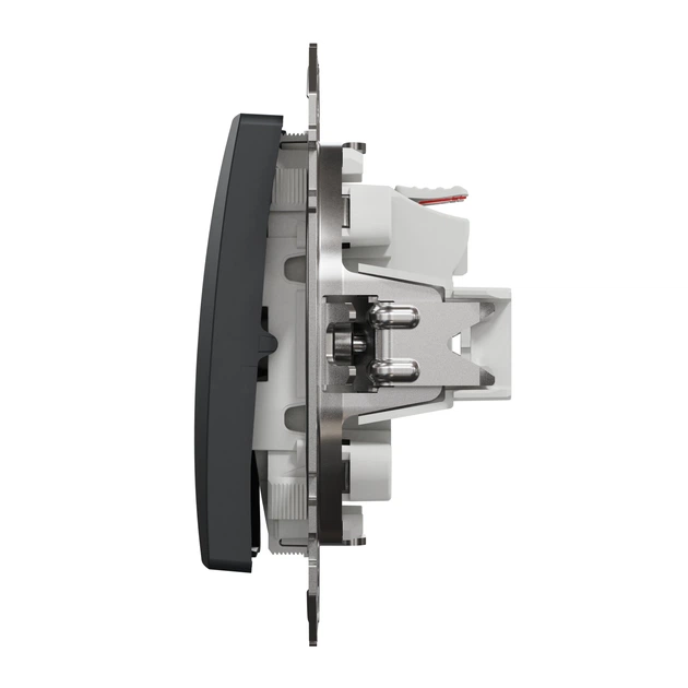 Выключатель двухклавишный Schneider Electric Sedna Design чёрный SDD114105 - изображение 6
