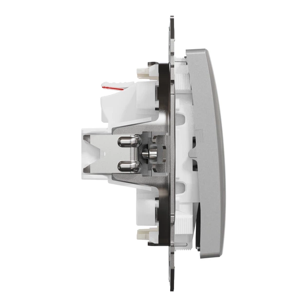 Вимикач двоклавішний Schneider Electric Sedna Design з підсвіткою алюміній SDD113105L - зображення 6