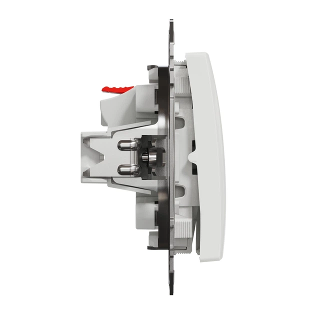Кнопочный выключатель одноклавишный Schneider Electric Sedna Design белый SDD111111 - изображение 3