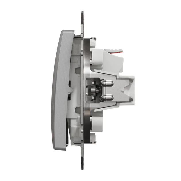 Кнопочный выключатель одноклавишный Schneider Electric Sedna Design алюминий SDD113111 - Фото 5 Кнопочный выключатель одноклавишный Schneider Electric Sedna Design алюминий SDD113111 - изображение 5