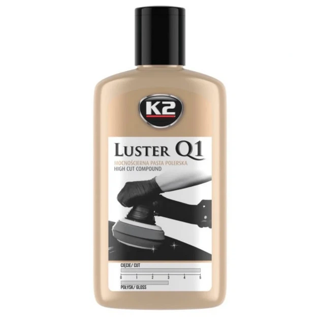 Паста для полировки кузова K2 Luster Q1 белая 250 г (L1200N) - изображение 5