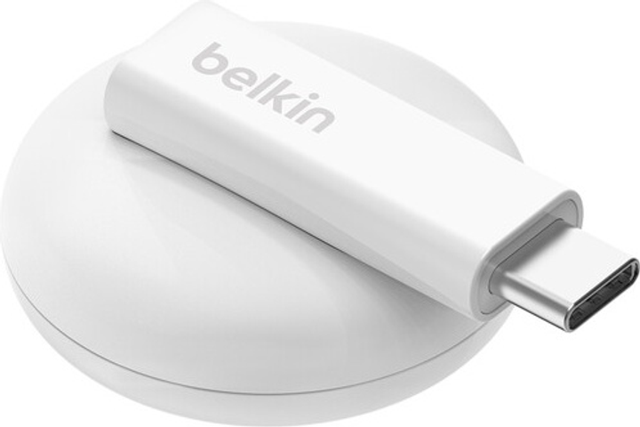 Ładowarka indukcyjna Belkin Portable USB-C Apple Watch Charger White (WIZ022GLWH-B1) - obraz 1