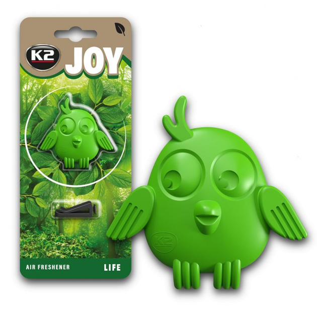 Ароматизатор для салону авто K2 JOY LIFE на дифузор обдування (V894) - Фото 1 Ароматизатор для салону авто K2 JOY LIFE на дифузор обдування (V894) - зображення 1