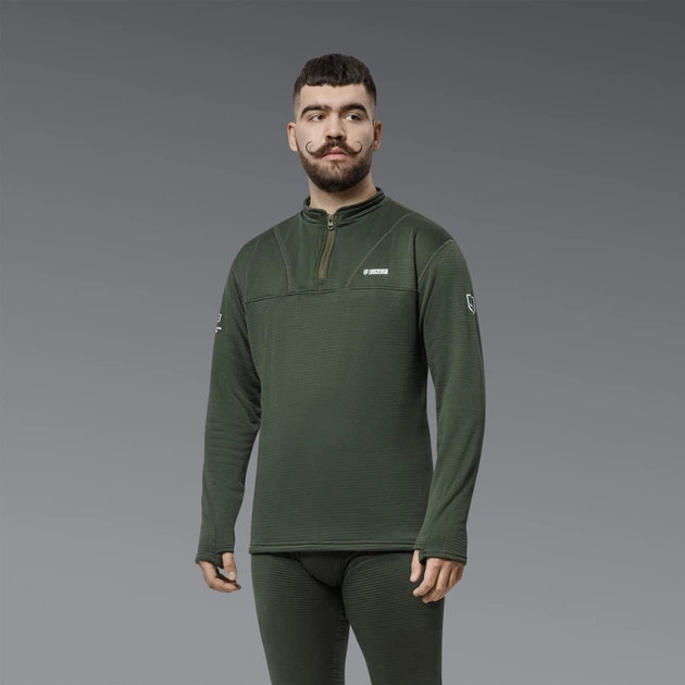 Термофутболка с длинным рукавом Arctic Shield Olive XXL, второй уровень утепления - изображение 2