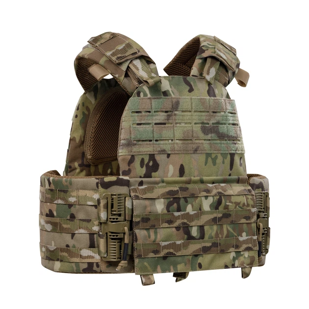 Плитоноска КРУК, система быстрого сброса. Molle. Цвет Мультикам. - изображение 3