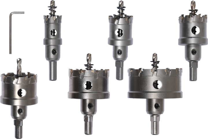 Zestaw otwornic TCT do metalu Yato YT-44077 6 szt (5906083095887) - obraz 2