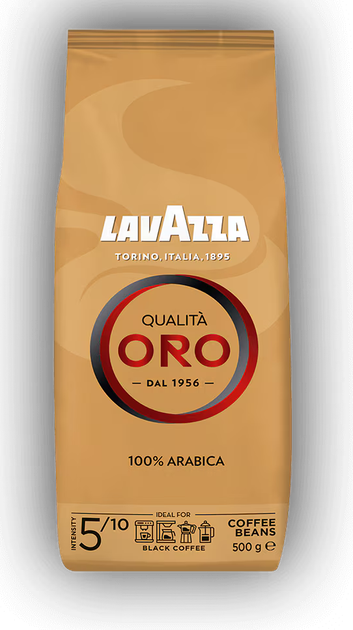 Кава в зернах Lavazza Qualita Oro 500 г - Фото 1 Кава в зернах Lavazza Qualita Oro 500 г - зображення 1