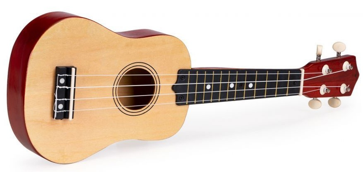 Gitara ukulele dla dzieci EcoToys 4 struny MF019F NATURAL (5903769975815) - obraz 5