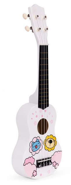 Gitara ukulele dla dzieci EcoToys 4 struny MF019G (5905817007172) - obraz 2