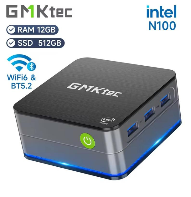 GMKtecミニpc Windows 11 Pro DDR5 12GB+512G GMKtec ミニ PC GMK G5 NUCBOX インテル N97 システム Windows