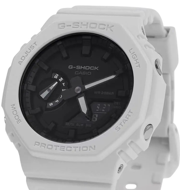 Zegarek męski Casio G-SHOCK Limited Edition White GA-2100-7AER - obraz 2