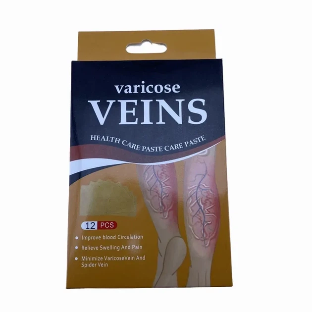 Пластырь от варикозного расширения вен (12 шт) Veins Patch - изображение 2